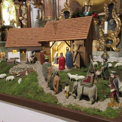 Krippe an Heilig Drei K�nig