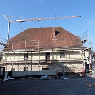 2018-02 - Dr�nage legen und Ger�st aufbauen