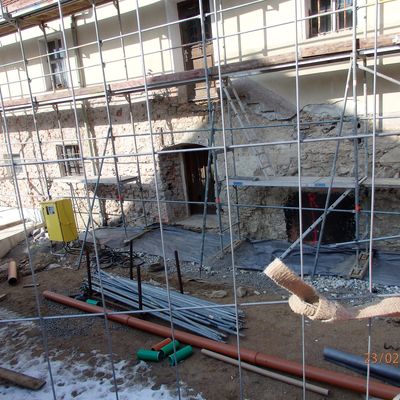 2018-02 - Dr�nage legen und Ger�st aufbauen