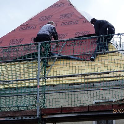 2018-03 Dachpappe anbringen