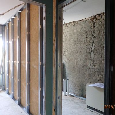 2018-07 OG: Leichtbauwand eingezogen