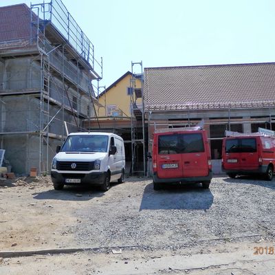 2018-07 Elektriker und Heizungsbauer sind da