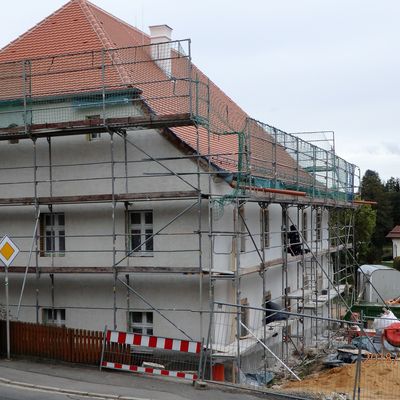 2018-10  y01_weiter gehts mit dem Au�enputz