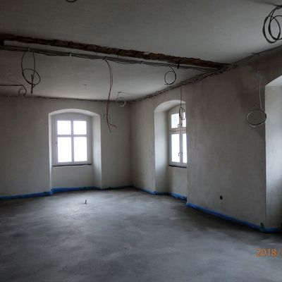 2018-10 z29_innen alles verputzt u. Estrich eingebaut